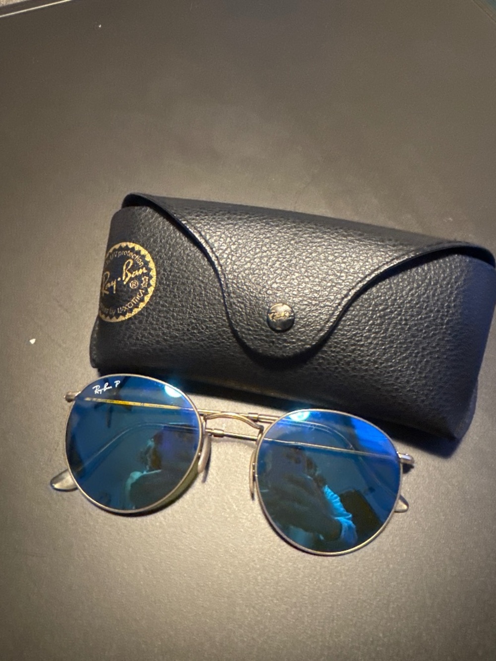 Ray Ban mirror round sunglasses
